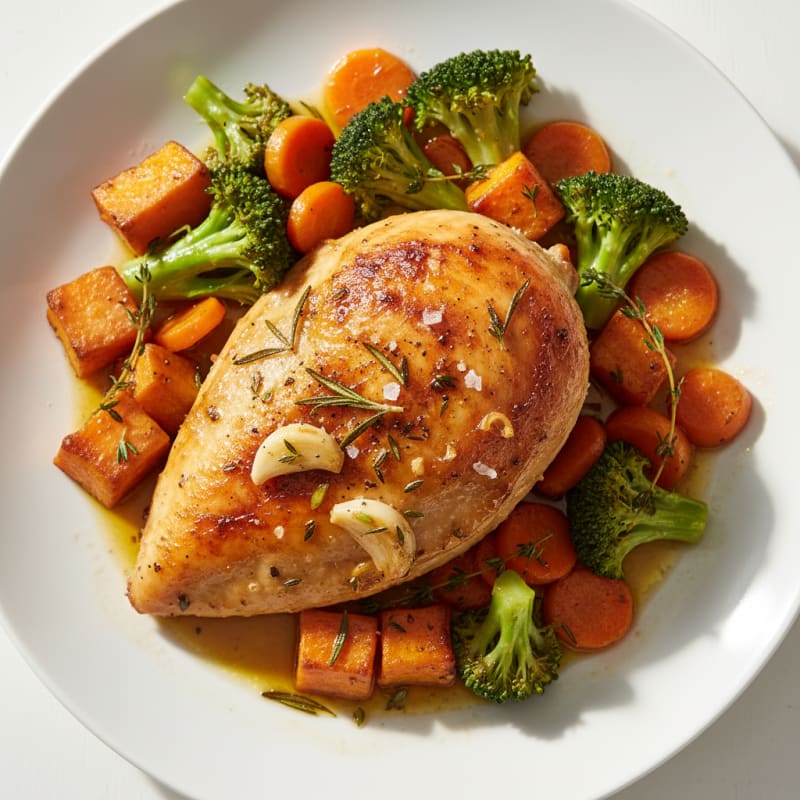 Garlic Herb Roasted Chicken