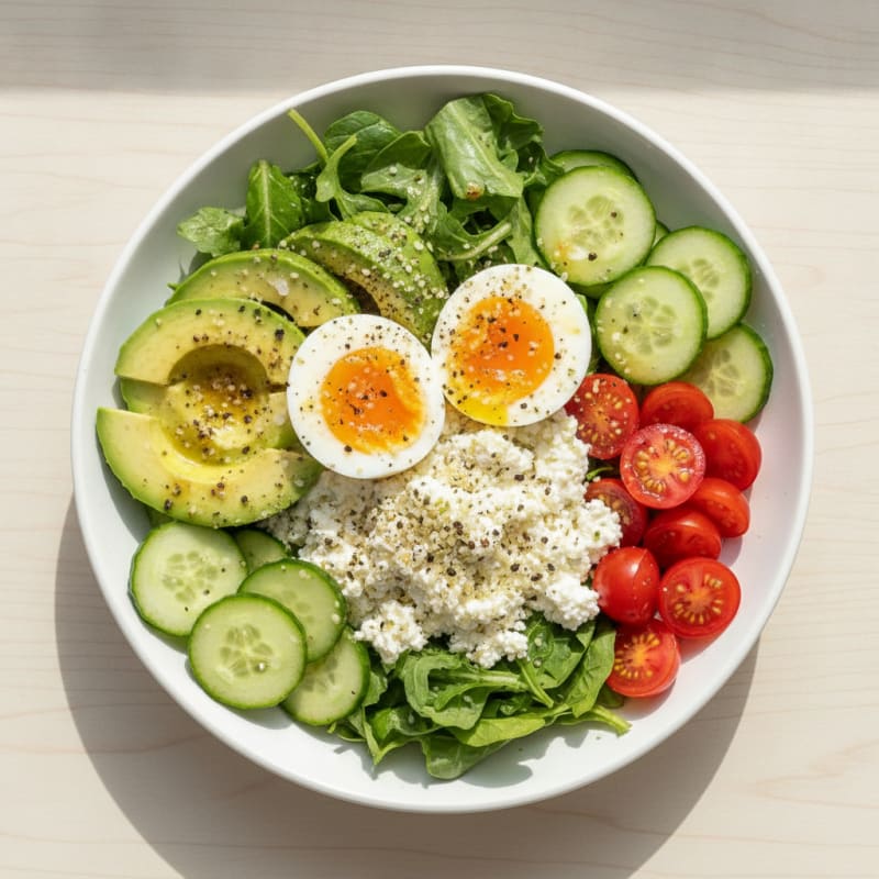 Savory Cottage Cheese Power Bowl