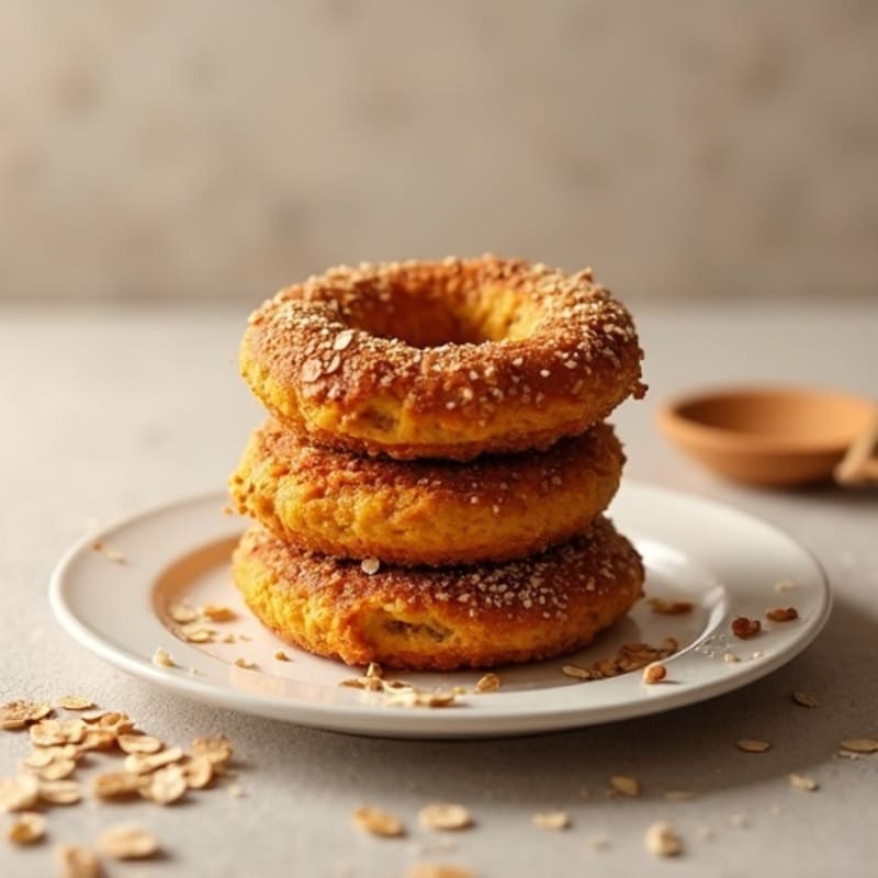 Protein-Packed Baked Pumpkin Spice Breakfast Rings