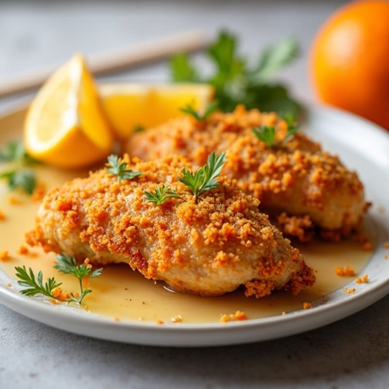 Crispy Air-Fried Orange Chicken