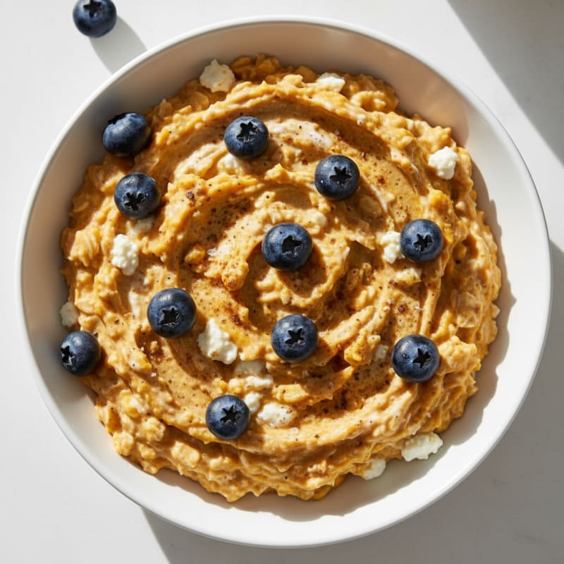 Pumpkin Spice Overnight Protein Oats