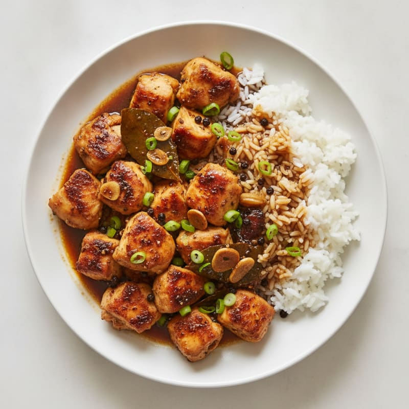 Garlic-Vinegar Chicken Adobo