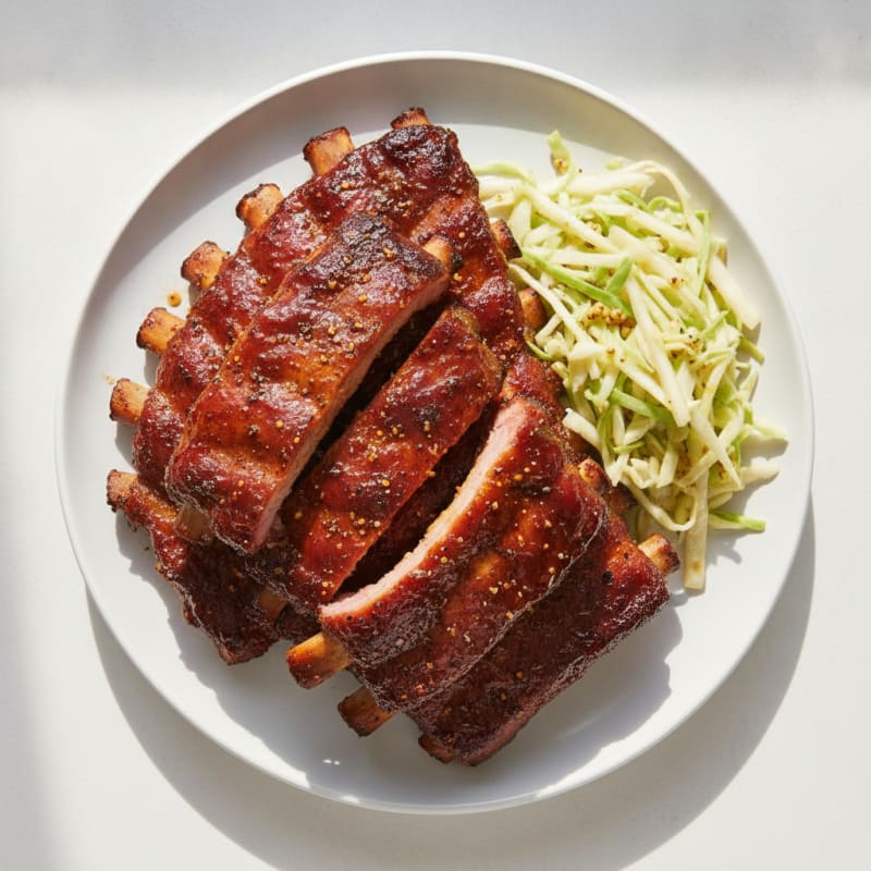 Smoked BBQ Pork Ribs