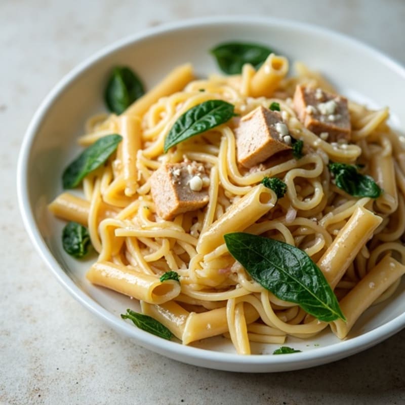 Creamy Coconut Tuna Pasta