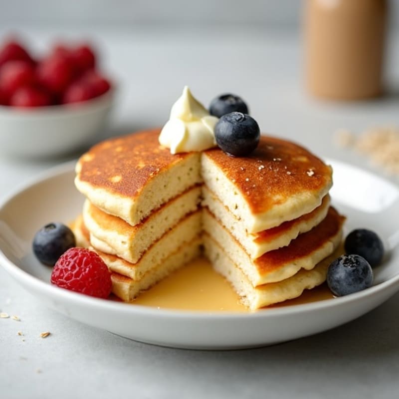 Fluffy Protein-Packed Cottage Cheese Pancakes