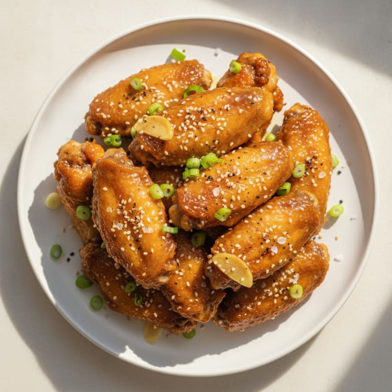 Honey-Garlic Glazed Chicken Wings