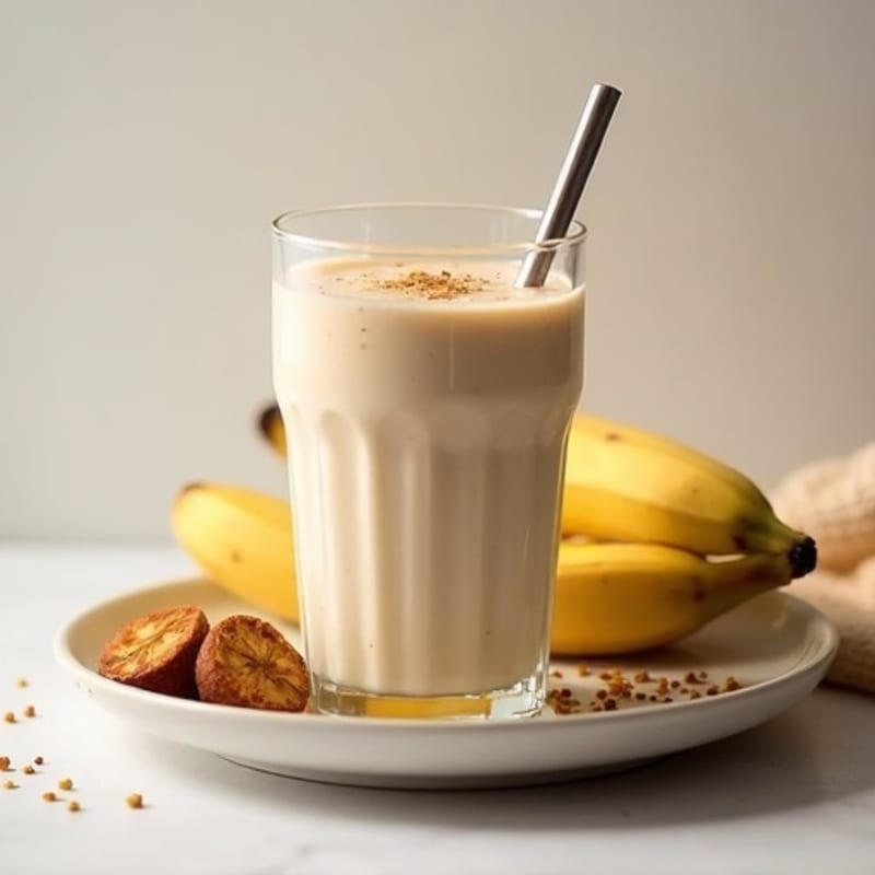 Healthy Creamy Banana Almond Smoothie