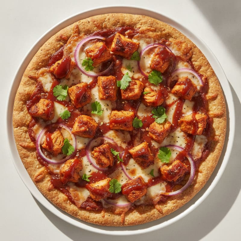 High-Protein BBQ Chicken Pizza