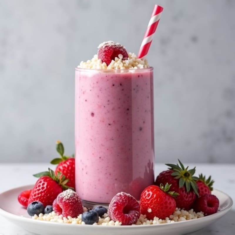 Creamy Berry Protein Smoothie