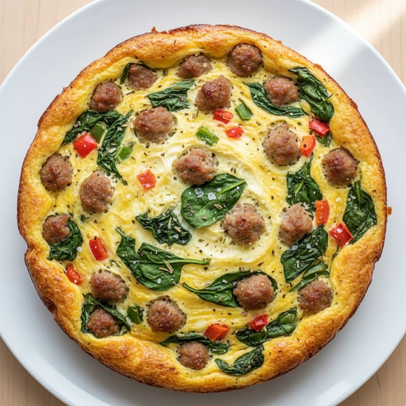 Savory Egg and Turkey Sausage Bake