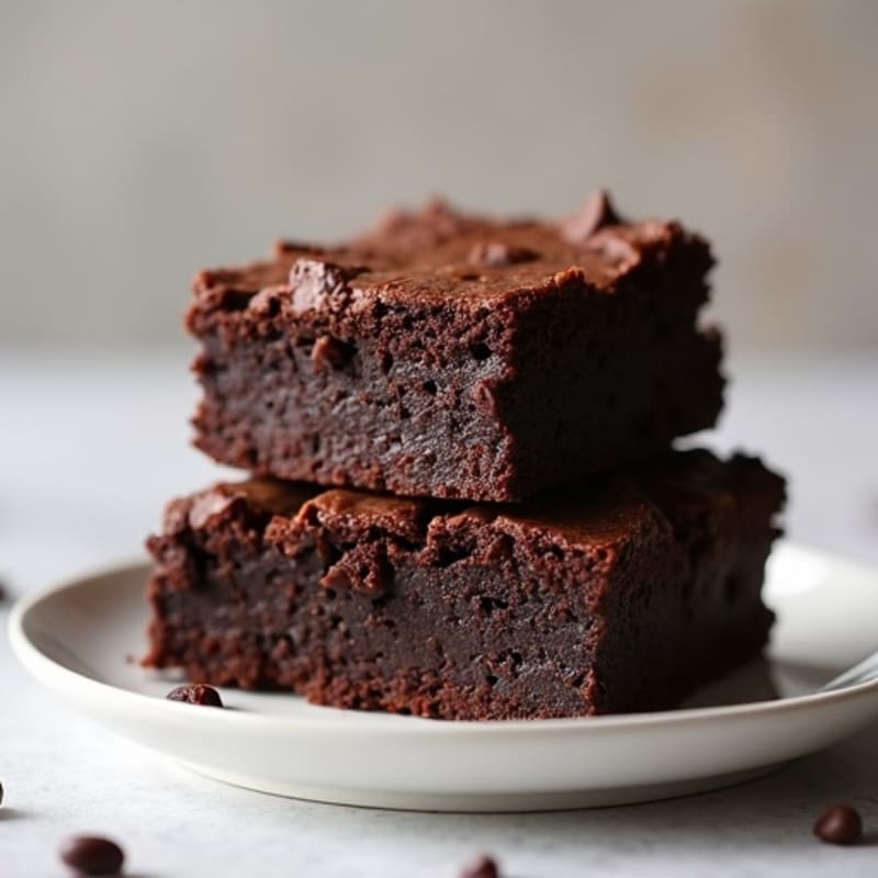 Fudgy Black Bean Brownie Squares
