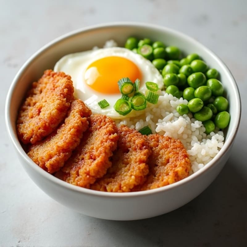 Hawaiian-Style Crispy Spam Rice Bowl