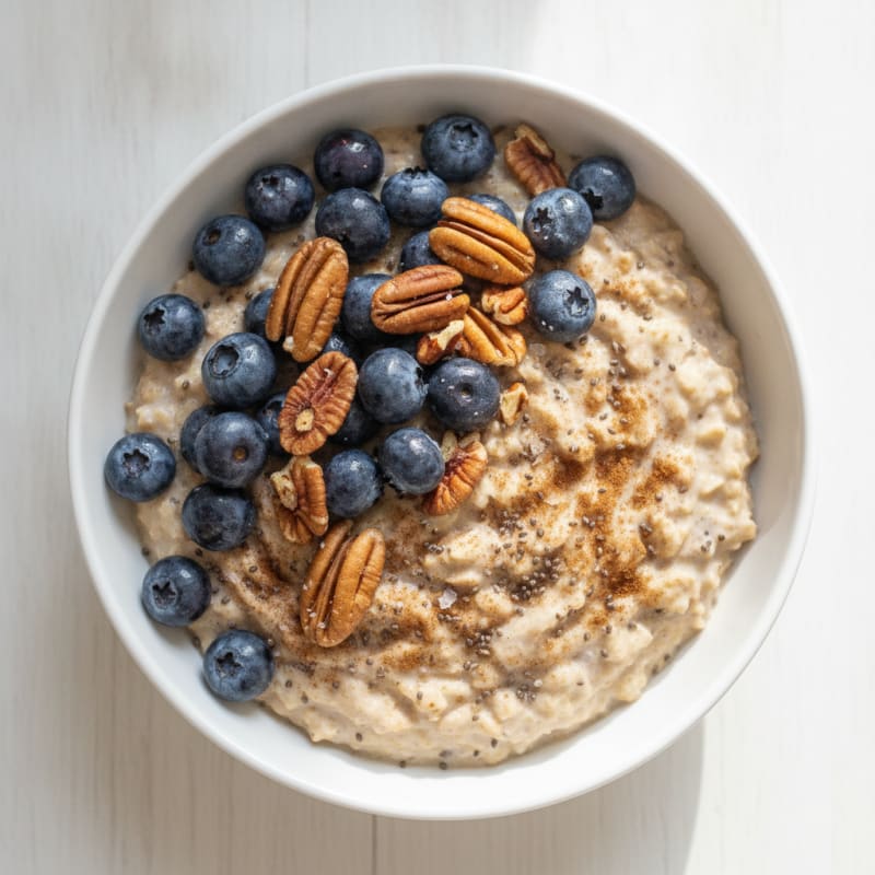 Blueberry Pecan Overnight Oats