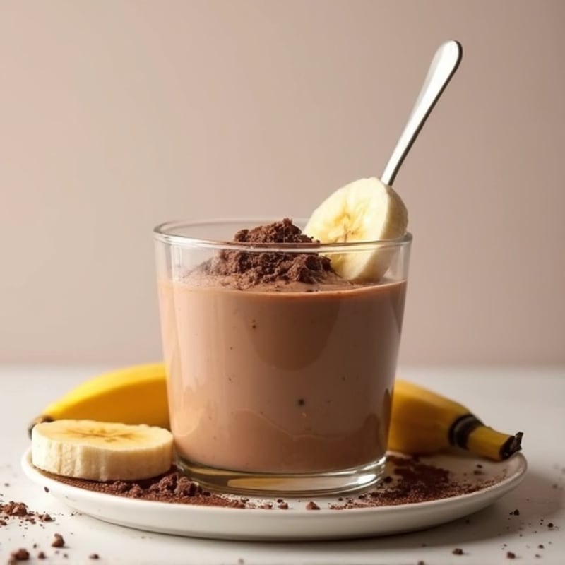 Cottage Cheese Chocolate Protein Pudding