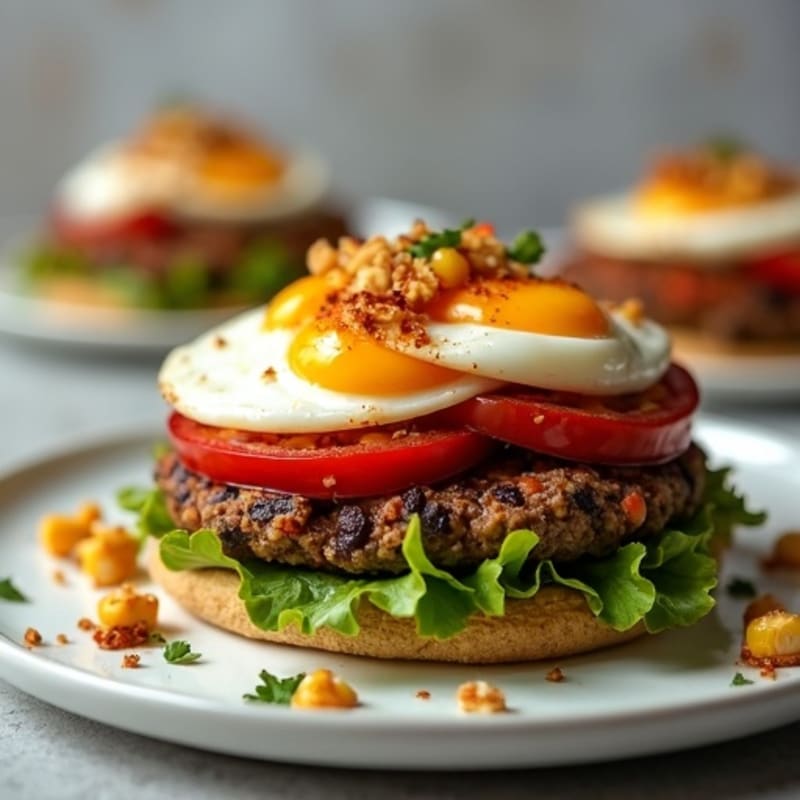 Smoky Southwest Black Bean Quinoa Burgers