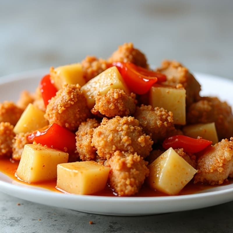 Crispy Baked Sweet & Sour Chicken