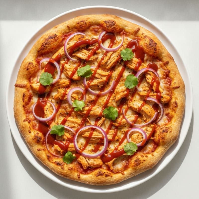 High-Protein BBQ Chicken Pizza
