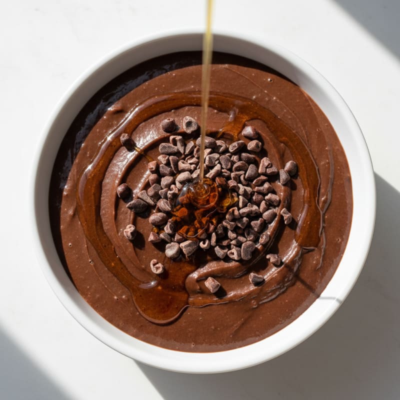 Silky Chocolate Protein Pudding with Greek Yogurt