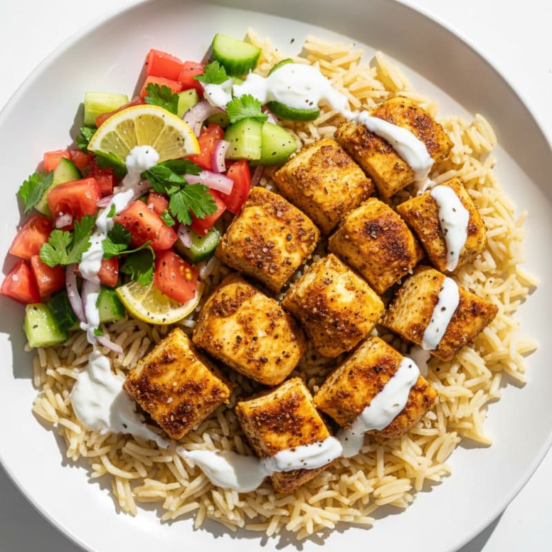 Chicken Shawarma Rice Bowl