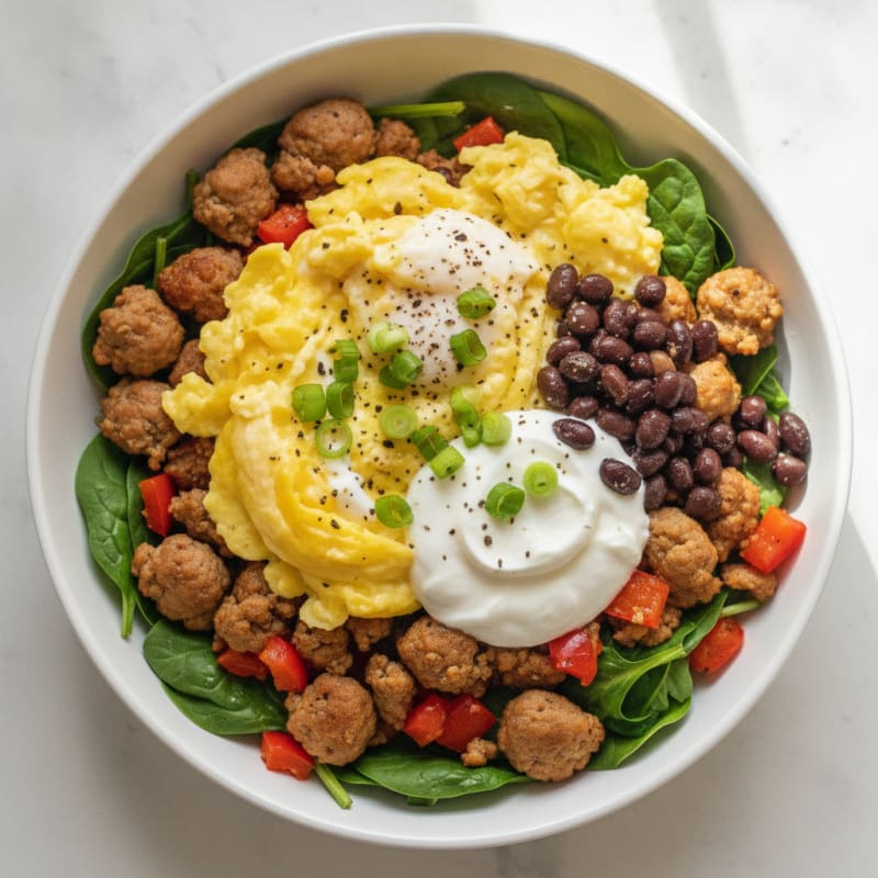 Savory Sausage and Egg Breakfast Bowl
