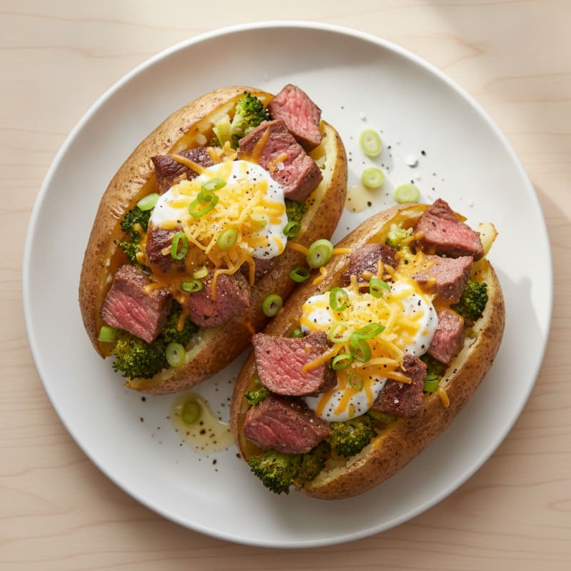 Hearty Steak and Potato Bake