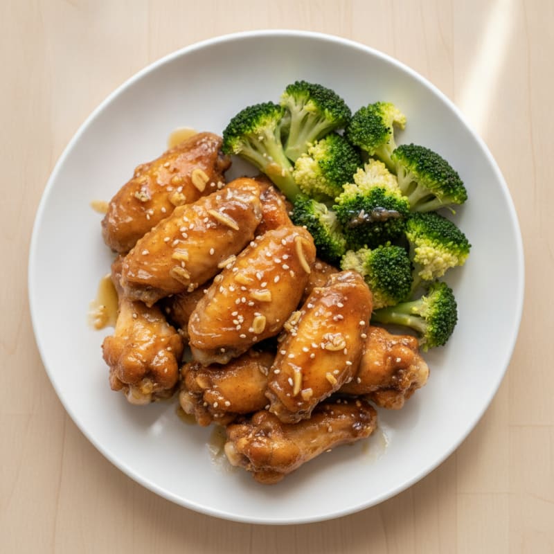 Honey-Garlic Glazed Chicken Wings