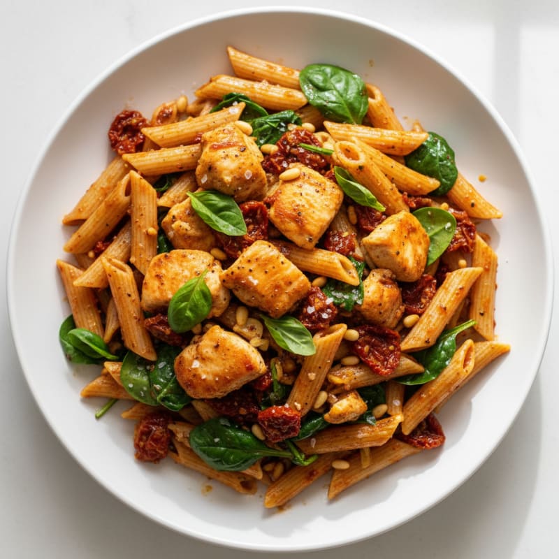 Sun-Dried Tomato Pesto Chicken Pasta