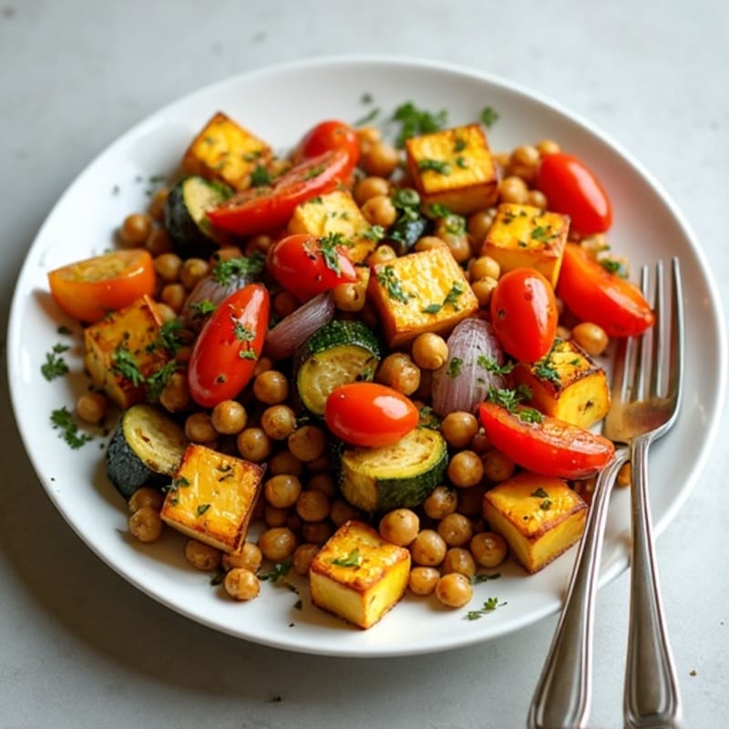 Sheet Pan Roasted Vegetables with Garlic and Herbs