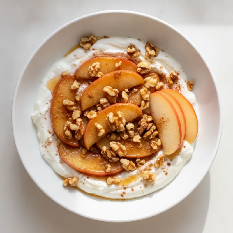 Yogurt Bowl with Caramelized Apples