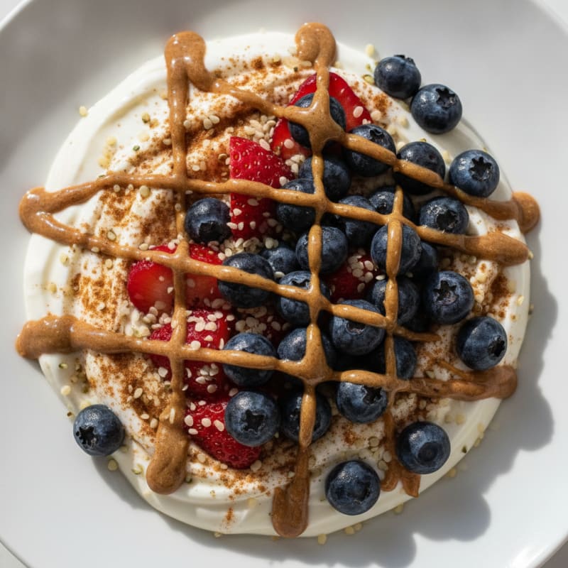 Greek Yogurt Bowl with Mixed Berries