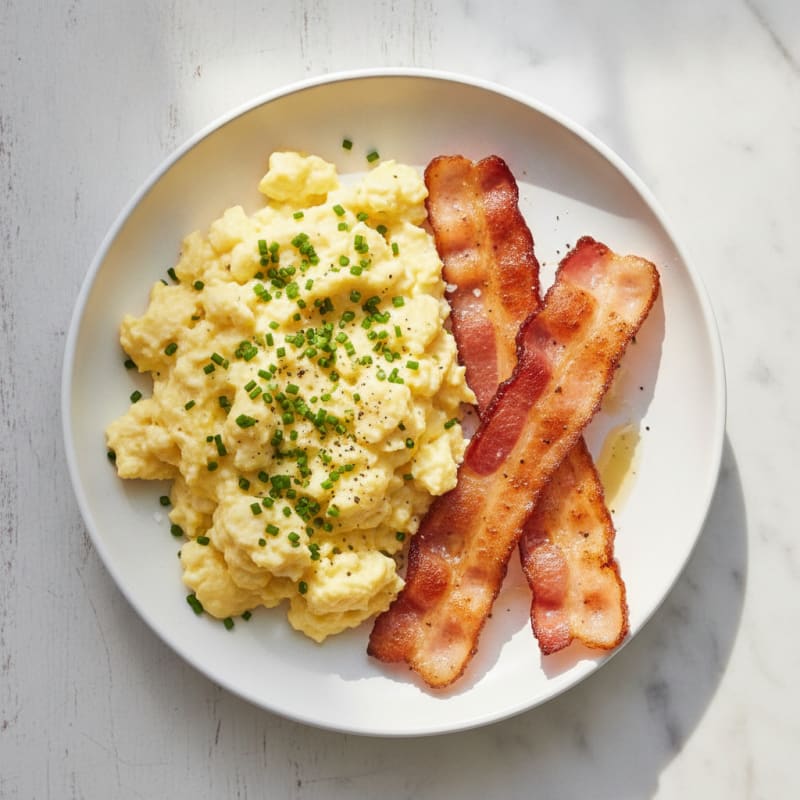High-Protein Classic Eggs and Bacon