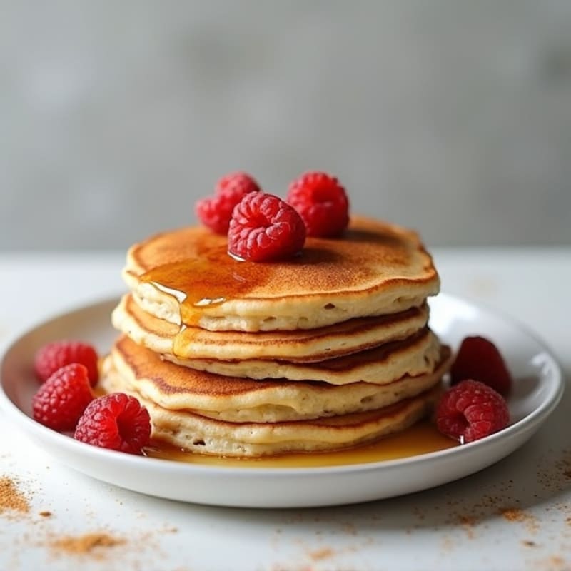 Protein-Packed Fluffy Oat Pancakes