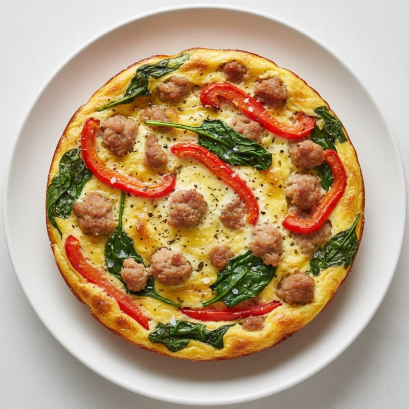 Savory Egg and Turkey Sausage Bake