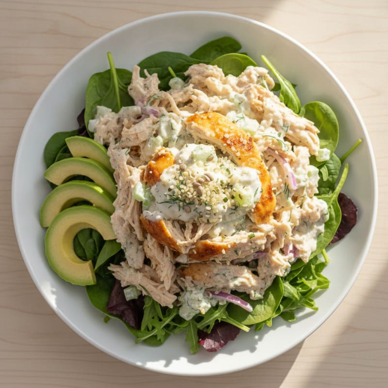 Savory Rotisserie Chicken Salad with Creamy Greek Yogurt