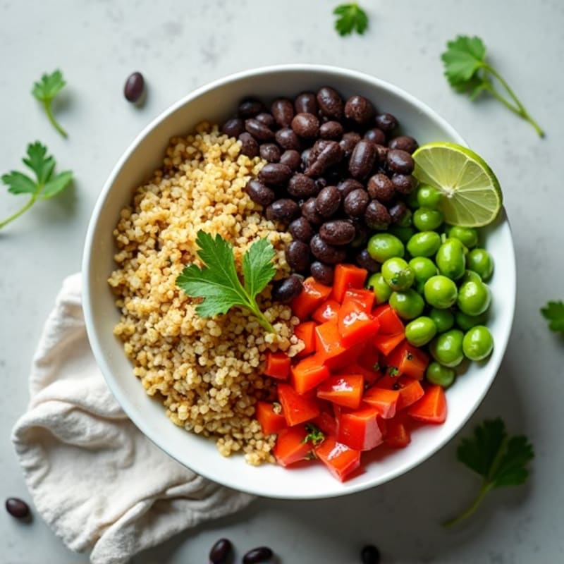 Zesty Lime Quinoa Black Bean Bowl