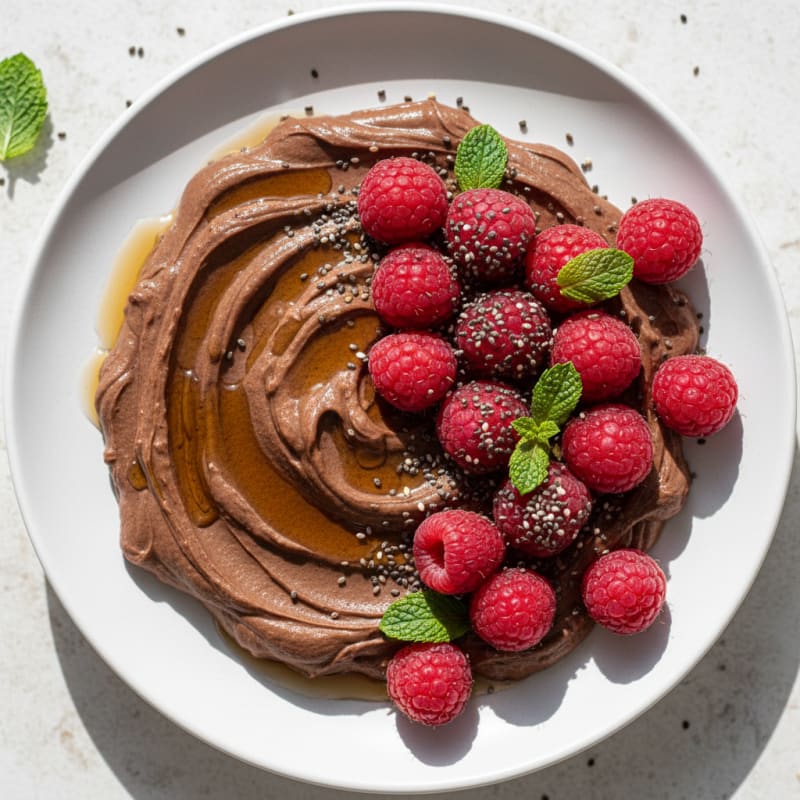 Greek Yogurt Chocolate Protein Pudding