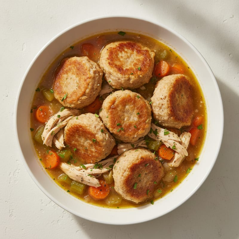 Homestyle Chicken and Herb Dumplings
