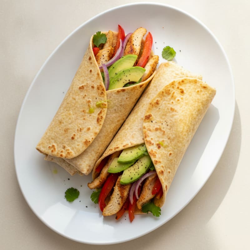 Chicken Fajita Fiesta Wraps