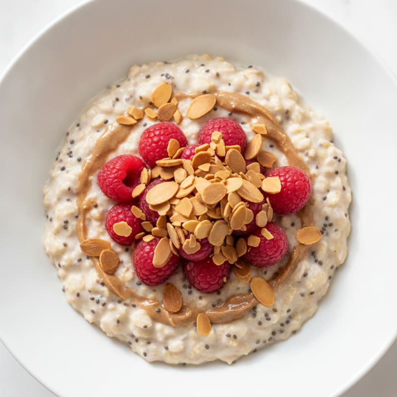 Berry-Almond Overnight Oats