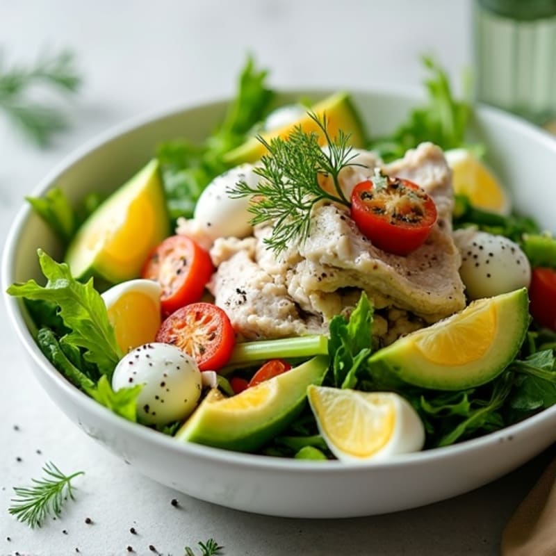Lemon-Dill Tuna Salad with Fresh Herbs