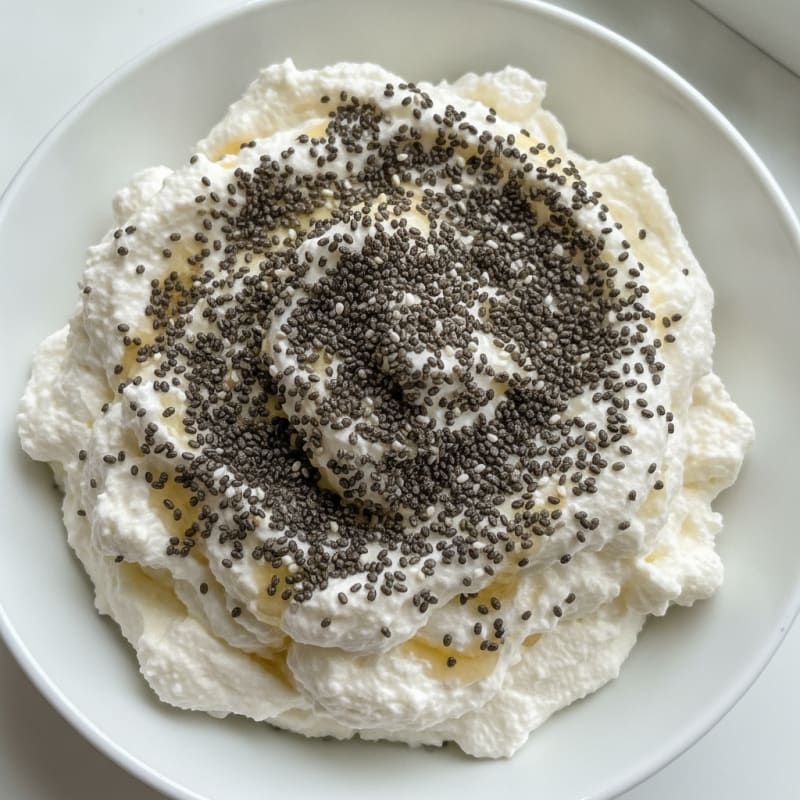Silky Vanilla Protein Yogurt with Chia Seeds