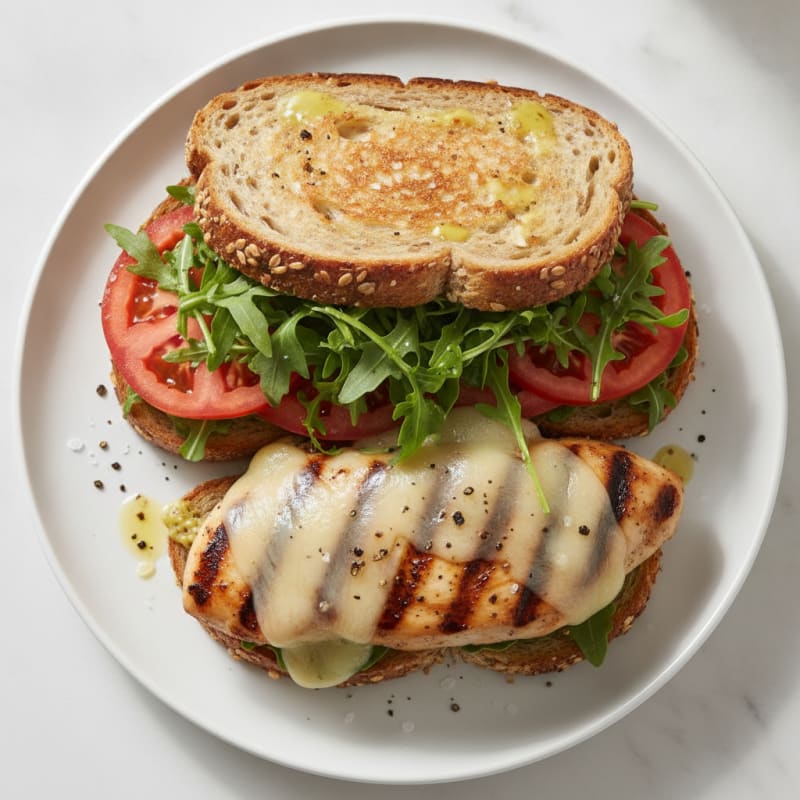 Grilled Chicken and Provolone Sandwich