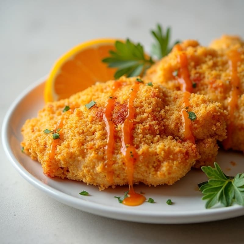 Crispy Baked Orange Chicken