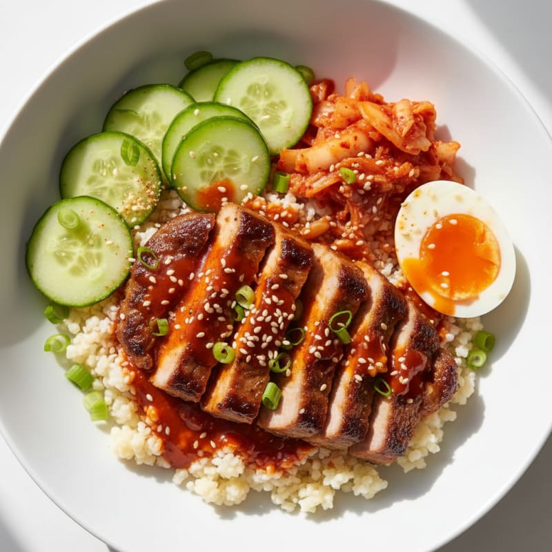 Spicy Gochujang Pork Bowl