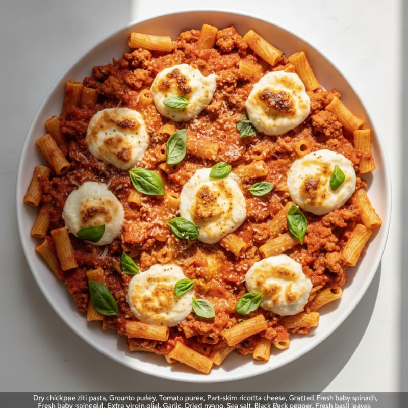 Classic Baked Ziti with Ricotta