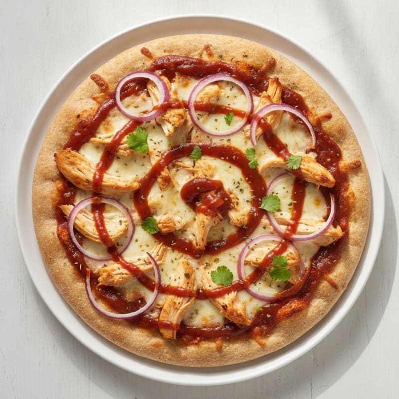 High-Protein BBQ Chicken Pizza