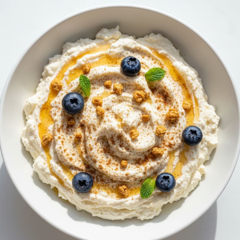 Silky Cottage Cheese and Whey Protein Bowl