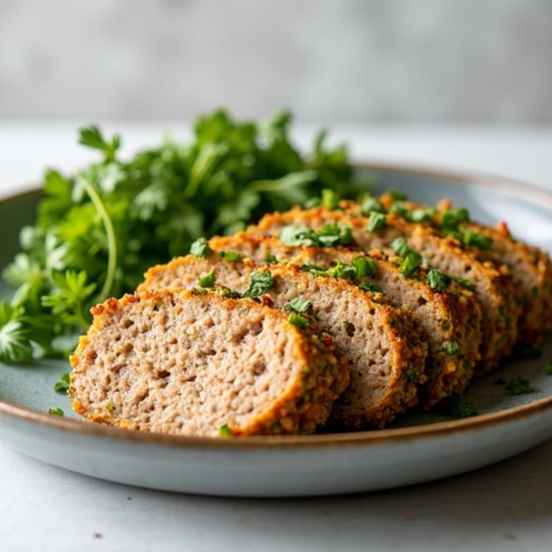 Herb-Crusted Turkey Quinoa Meatloaf