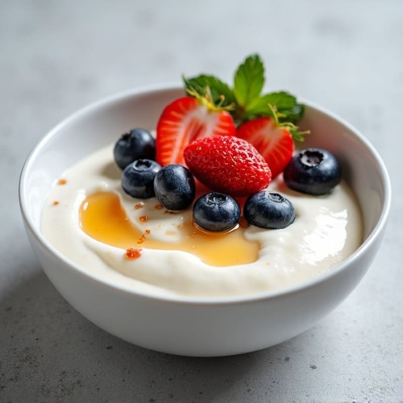 Creamy Greek Yogurt Protein Bowl with Berries