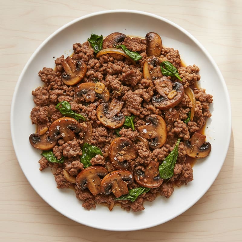 Savory Beef and Mushroom Skillet